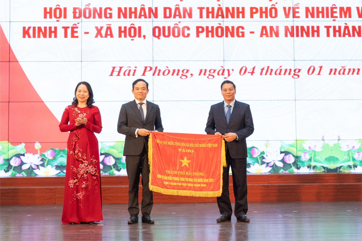 Hải Phòng dẫn đầu cụm thi đua các thành phố trực thuộc Trung ương (4/1/2023)